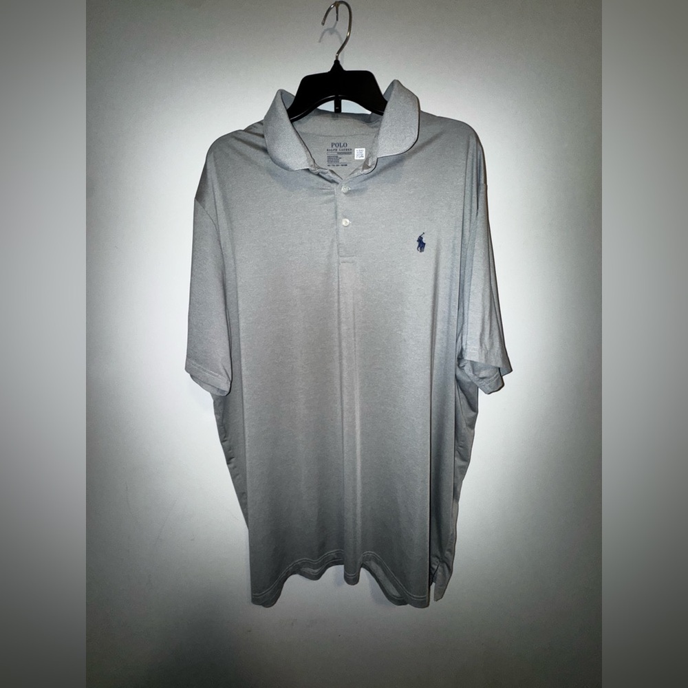 Ralph Lauren Gray Polo Shirt Classic Cotton Style XXL